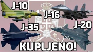 Vojska Srbije nabavila kineske borbene avione Serbian Army acquire Chinese Combat Fighter Jets [upl. by Nylirret]