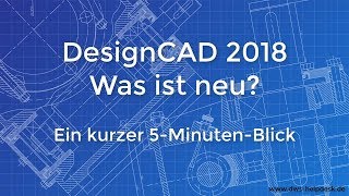 DesignCAD 2018 V27 Was ist neu [upl. by Ahaelam]