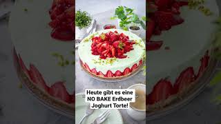 Erdbeer Joghurt Torte ohne Backen Voll lecker und einfach [upl. by Ahsenrat]