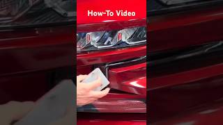 Secret to applying a headlight coating carcare autodetailers autowash diy [upl. by Anahpos]