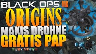 MAXIS DROHNE auf quotORIGINSquot bauen  GRATIS MAGNA BESCHLEUNIGER  Black Ops 3 DLC 5 Zombies Chronicles [upl. by Ennahgem]