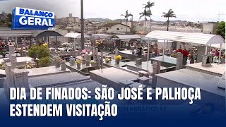 Horários estendidos para o Dia de Finados nos cemitérios de São José e Palhoça [upl. by Nedap905]