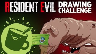 Artists Draw More Resident Evil Monsters Theyve Never Seen [upl. by Hannis]