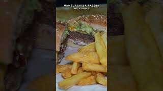 EMPLATADO DE HAMBURGUESA DE CARNE shorts cooking ecuador quito chef comida receta food art [upl. by Gery]