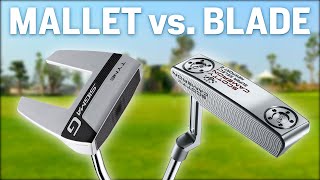 Difference Between Mallet and Blade Putter  Whats Best [upl. by Charity]