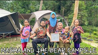 CAMPING VLOG 3  MASHA amp THE BEAR CAMPSITE  Vidalido Vicore L  Shelter Dome Mountainhiker [upl. by Nnyledam]