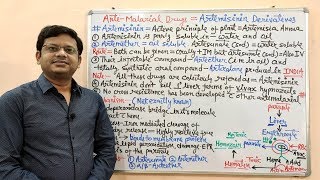 Antimalarial Drug Part10 Final Artemisinin Pharmacology amp Mechanism of Action  Antimalarial Drug [upl. by Lorin]