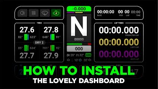 How to Install the Lovely Dashboard Instructions on PC via SimHub [upl. by Ruscio]