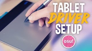 osu  Custom Tablet Driver Setup Tutorial [upl. by Niffirg]