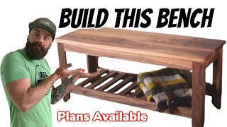 How To Build a Bench  Easy DIY Bench [upl. by Akyeluz]