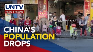 Populasyon ng China bumaba sa ikalawang taon [upl. by Gnolb]