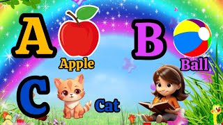 A for apple  अ से अनार  ABCD phonics song  Alfabet learn  ABCDEFGHIJKLMNOPQRSTUVWXYZ [upl. by Rodnas]