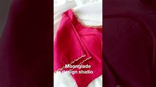 Moonglade design studio blouse design machine embroideryvettichira Malappuram dt [upl. by Naehs]