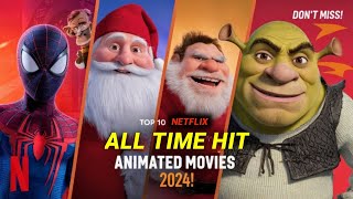 BEST TOP 10 ANIMATED MOVIE ON Netflix 2024 NetflixIndiaOfficial [upl. by Savory]