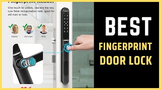 Best Fingerprint Door Lock  Waterproof Ttlock Outdoor Aluminum Sliding Door Lock [upl. by Flemings697]