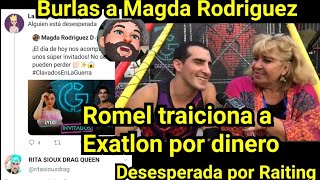 Rommel traiciona a Exatlon México Humillan a Magda Rodriguez por El Raiting de Guerreros 2020 [upl. by Alik]