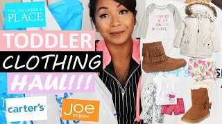 TODDLER CLOTHING HAUL  THE CHILDRENS PLACE JOE FRESH CARTERS amp MORE  OCTOBER 2016 [upl. by Asilanna]