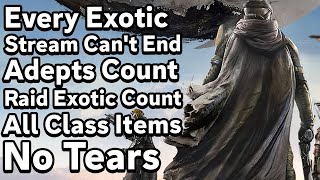 COLLECTING EVERY SINGLE EXOTIC IN DESTINY 1 Only TWO Left [upl. by Leia]