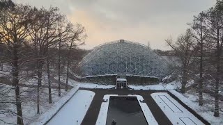 Stay warm in the Missouri Botanical Gardens tropical Climatron [upl. by Germano534]