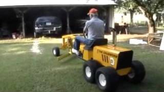 Dads homemade road grader [upl. by Ramin]