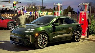 Porsche Macan Turbo Electric 70MPH Highway Range Test From Full Until It Dies [upl. by Hampton]