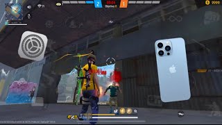 Best Settings⚙️Iphone 13 pro max 📱Free fire🔥Highlights🇧🇷 [upl. by Medora]