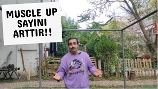 MUSCLE UP SAYINI ARTTIR3 ADIMDAEN KOLAY ŞEKİLDE MUSCLE UP YAP [upl. by Sabella]