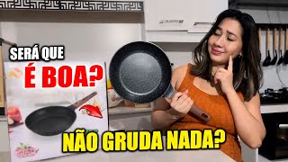 TESTE da Frigideira de CERÂMICA ANTIADERENTE 24cm Frigideira antiaderente de cerâmica boa e barata [upl. by Orion800]