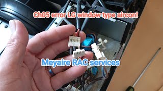 CH05 LG window type Aircon meyaireracservices lgairconditioner [upl. by Hairem]