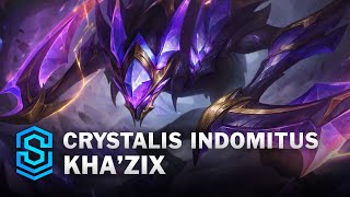 Crystalis Indomitus KhaZix Skin Spotlight  League of Legends [upl. by Lebyram]