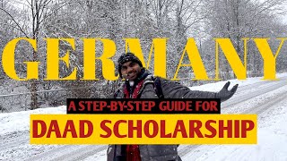 How to Apply for DAAD Scholarship 2025 in Germany  DAAD Scholarship Complete Process Step by Step [upl. by Garald229]