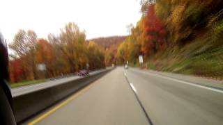 Uniontown PA  Down The Mountain Into Town US Route 40  Suzuki SV650S [upl. by Aerbua]