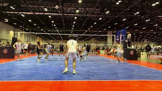 AAU Boys Volleyball Nationals June 30 2024 Wave 16Taylor [upl. by Htyderem]