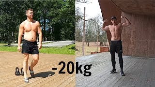 6 month Insane Calisthenics Transformation [upl. by Philemol]