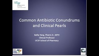 STD Expert Hour Webinar – Common Antibiotic Conundrums and Clinical Pearls [upl. by Inna253]