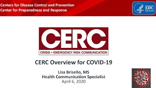 CERC Overview for COVID19 [upl. by Enyaw194]