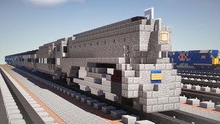 Minecraft New York Central Dreyfuss Hudson Tutorial [upl. by Llewol560]