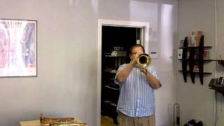 Couesnon Flugelhorn demonstration Austin Custom Brass [upl. by Dalli]