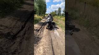 Bmw GS 1250 riding in mud ￼ [upl. by Emili]