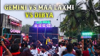 Gemini vs Dibya vs Maa laxmi musical compitition  Ichhapur ganesh bhasani 2024  Gemini musical [upl. by Attenaz]