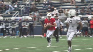 UConn football impress at Spring Showcase [upl. by Emirak951]