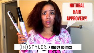 Instyler x Casey Holmes  Is It Natural Hair Approved [upl. by Pollak]