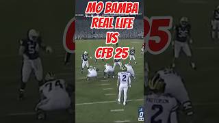 Mo Bamba in real life vs CFB 25 [upl. by Haimarej]