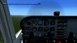 FSX  Flugschule  7 Stunde  Erste Alleinflug [upl. by Brandice]