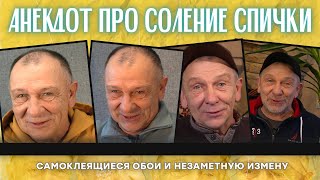 Анекдот про соление спички самоклеящиеся обои и незаметную измену [upl. by Ahsitneuq109]