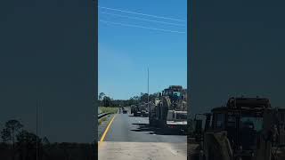 National Guard Help Driving Towards Tampa FL Hurricane Milton [upl. by Aleusnoc197]