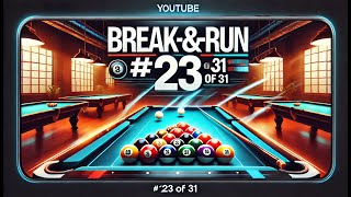 2537 Joeys 9 Ball Break n Run [upl. by Cormack]