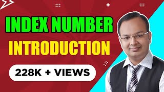 1  Index number  Part 1  Introduction  Statistics  Chandan Poddar [upl. by Ilka71]