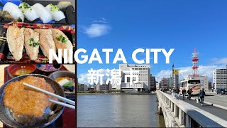 Niigata City Day Trip Japan Travel 🇯🇵  Things to do places to eat ride Joetsu Shinkansen [upl. by Qifar]