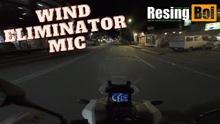 Testing the Wind Eliminator Mic Resing Boi  Honda ADV 160 [upl. by Jak472]